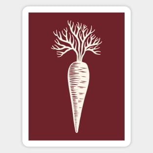 Carrot white Magnet